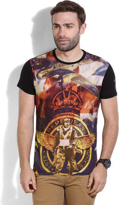 

Pepe Jeans Printed Men's Round Neck Black T-Shirt