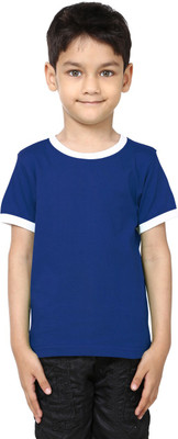 

99Tshirts Boys Solid T Shirt(Blue, Pack of 1), Royal blue