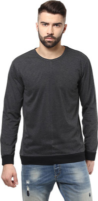 

Unisopent Designs Solid Men' Round Neck Grey T-Shirt, Beige