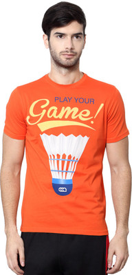 

Ajile by Pantaloons Graphic Print Men's Round Neck Orange T-Shirt, Bright orange