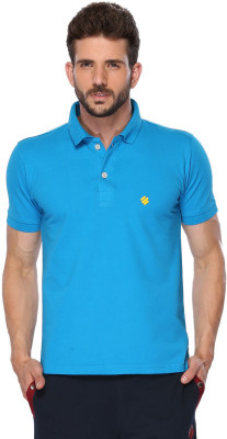 ONN Solid Men Polo Neck Grey T-Shirt