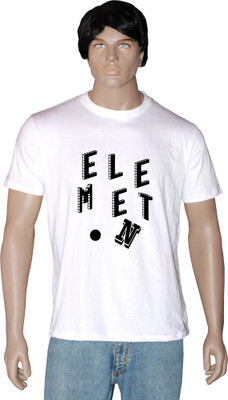 

Tshirt.in Graphic Print Men's Round Neck White T-Shirt, Pearl white