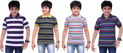 

Dongli Boys Printed T Shirt(Multicolor, Pack of 4)