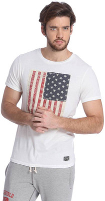 

Jack & Jones Solid Men's Round Neck White T-Shirt, Cloud dancer