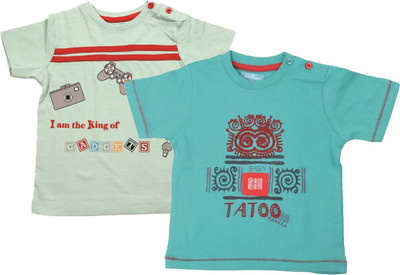 

JusCubs Boys Printed T Shirt(Multicolor, Pack of 2, Multi colour