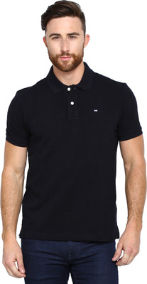 

Arrow Sport Solid Men's Polo Neck Blue T-Shirt, Navy