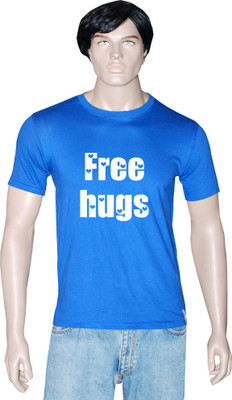 

Tshirt.in Graphic Print Men's Round Neck Blue T-Shirt, Royal blue