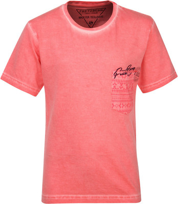 

Fritzberg Boys Printed T Shirt(Pink