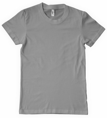 

DNA Solid Men's Round Neck Grey T-Shirt
