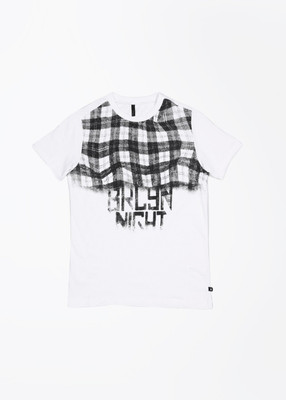 

United Colors of Benetton Boys Printed Cotton T Shirt(White