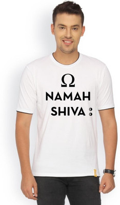 

Campus Sutra Printed Men Round Neck White T-Shirt
