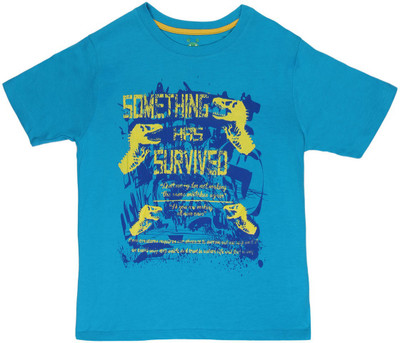

Poppers by Pantaloons Boys Graphic Print T Shirt(Blue, Pack of 1