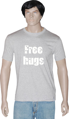 

Tshirt.in Graphic Print Men's Round Neck Grey T-Shirt, Grey melange