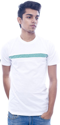 

Urban Flux Solid Men's Round Neck White T-Shirt