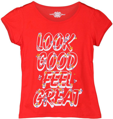

Chalk by Pantaloons Girls Graphic Print T Shirt(Red