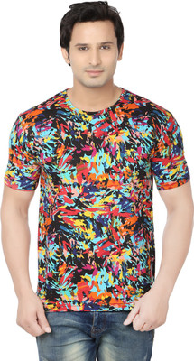 

Fugazee Lifestyle Printed Men's Round Neck Multicolor T-Shirt