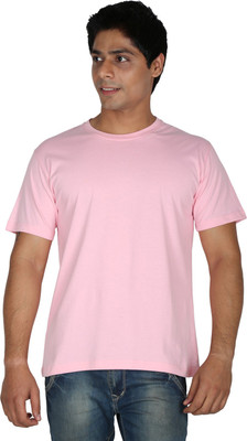 

Trendster Solid Men's Round Neck Purple T-Shirt