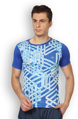 

Difference of Opinion Graphic Print Men's Round Neck Blue T-Shirt