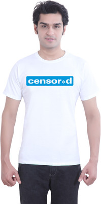 

Tantra Graphic Print Men's Round Neck White T-Shirt