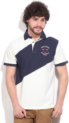 

Gant Solid Men' Polo Neck White, Blue T-Shirt, 130