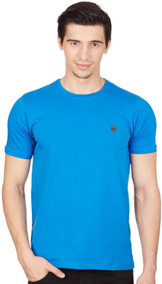 

Cloak & Decker Solid Men's Round Neck Blue T-Shirt, Royal blue