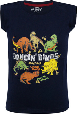 

Kothari Boys Printed T Shirt(Dark Blue, Pack of 1, Navy