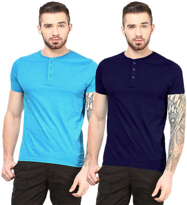 

Gallop Solid Men's Henley Multicolor T-Shirt