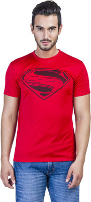 

Superman Printed Men's Round Neck Red T-Shirt