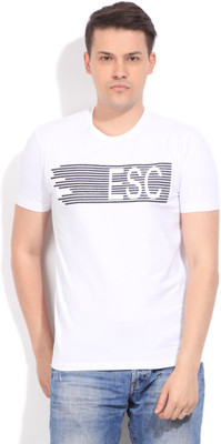 

Easies Solid Men's Round Neck White T-Shirt, Smart white