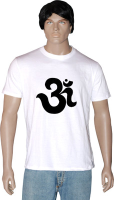 

Tshirt.in Graphic Print Men's Round Neck White T-Shirt, Pearl white