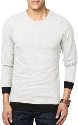 ELEPANTS Solid Men Round Neck Dark Green T-Shirt