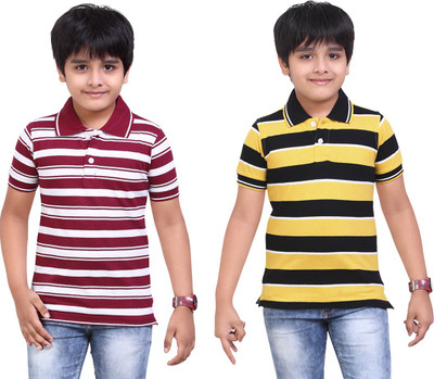 

FabTag - Dongli Boys Printed T Shirt(Maroon, Pack of 2, Multicolor