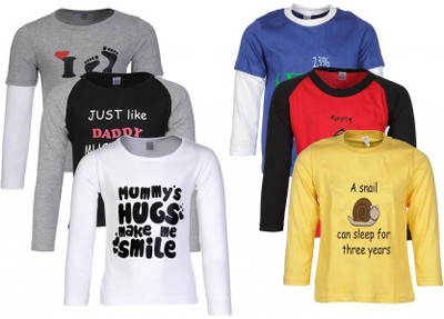 64% OFF on Gkidz Boys Printed T Shirt(Multicolor, Pack of 6) 64% OFF on Gkidz Boys Printed T Shirt(Multicolor, Pack of 6)
