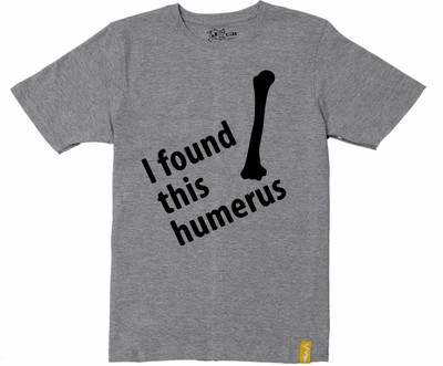 

Campus Sutra Printed Men Round Neck Grey T-Shirt
