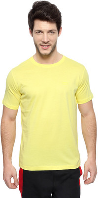 

Ajile by Pantaloons Solid Men' Round Neck Yellow T-Shirt, Lime