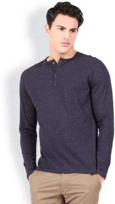

Blackberrys Solid Men's Henley Blue T-Shirt