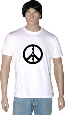

Tshirt.in Graphic Print Men's Round Neck White T-Shirt, Pearl white