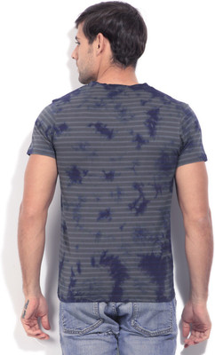 

Pepe Jeans Striped Men' V-neck Grey, Blue T-Shirt, Char