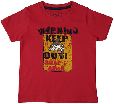 

Chalk by Pantaloons Boys Printed T Shirt(Red, Pack of 1