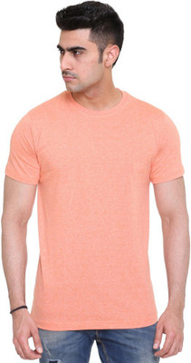 

Colors & Blends Solid Men's Round Neck Orange T-Shirt