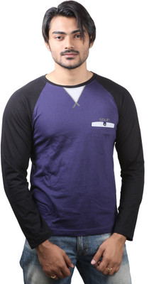 

Spur Printed Men' Round Neck Blue T-Shirt, Marine