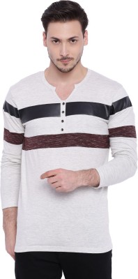 CAMPUS SUTRA Colorblock Men Henley Neck Multicolor T-Shirt