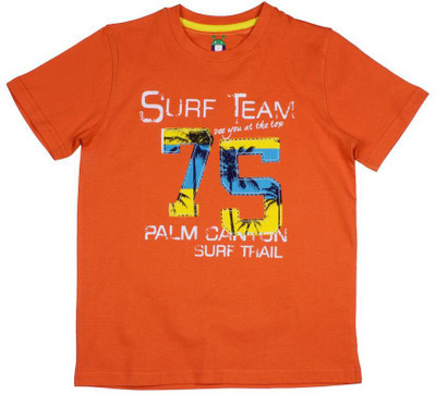 

Poppers by Pantaloons Boys Graphic Print T Shirt(Red, Pack of 1
