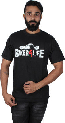 

Pickled Merchandise Graphic Print Men's Round Neck Black T-Shirt