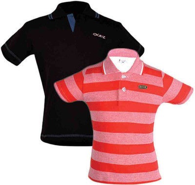 

Gkidz Boys Solid Cotton T Shirt(Multicolor, Pack of 2, Pink
