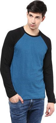 

Izinc Solid Men's Round Neck Light Blue T-Shirt