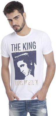 

Jack & Jones Graphic Print Men's Round Neck White T-Shirt