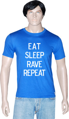 

Tshirt.in Graphic Print Men's Round Neck Blue T-Shirt, Royal blue