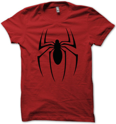 

Rawpockets Graphic Print Men's Round Neck Red T-Shirt
