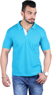 

Shineway Solid Men's Polo Neck Light Blue T-Shirt, Turquoise